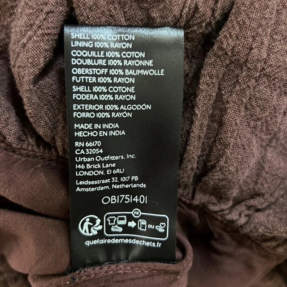 Free People We The Free All About The Bubble Tee Brown NWOT